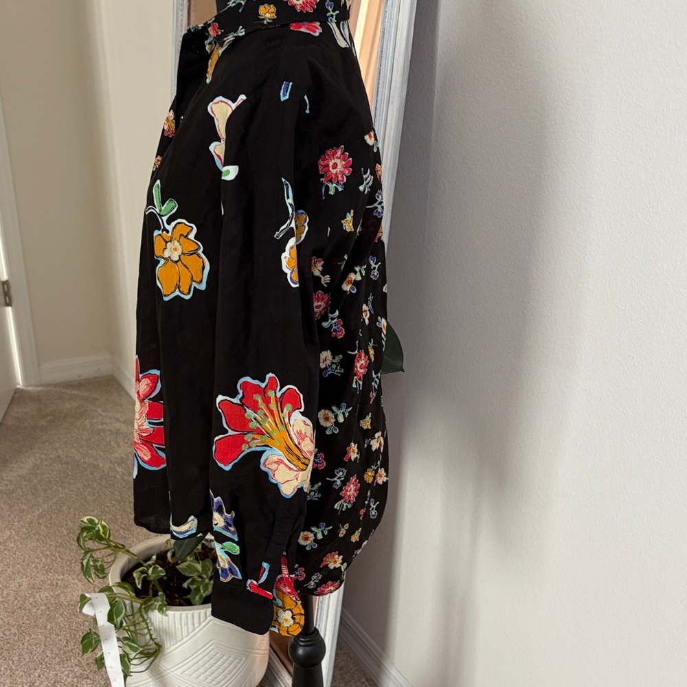 DESIGUAL Floral Button-Up Shirt - Picture 5 of 9